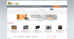 Desktop Screenshot of ghanads.com