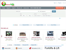 Tablet Screenshot of ghanads.com